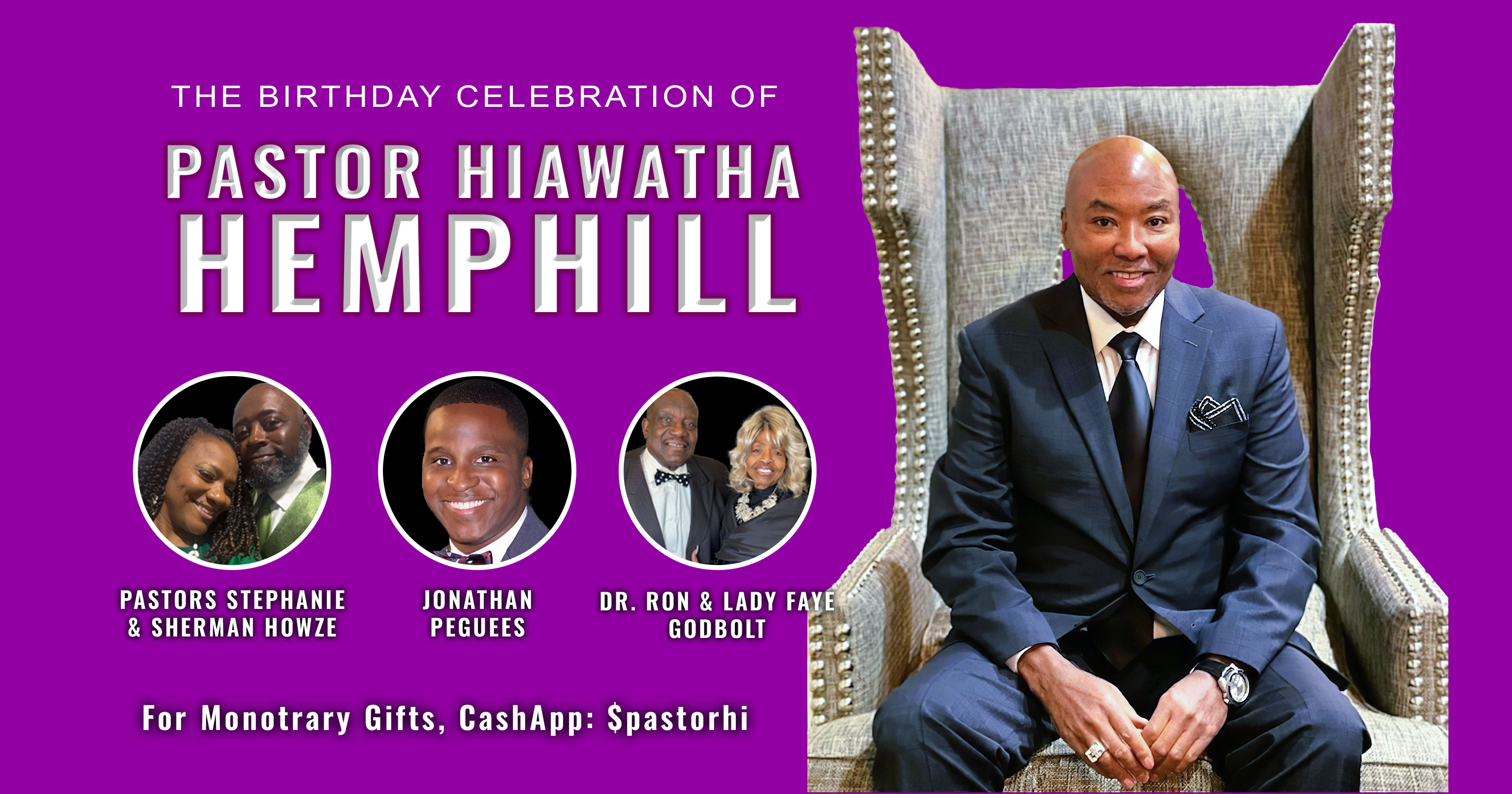 2025 Birth Celebration of Pastor Hiawatha Hemphill